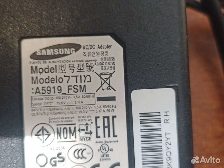 Блок питания для телевизора samsung. отправлю почт