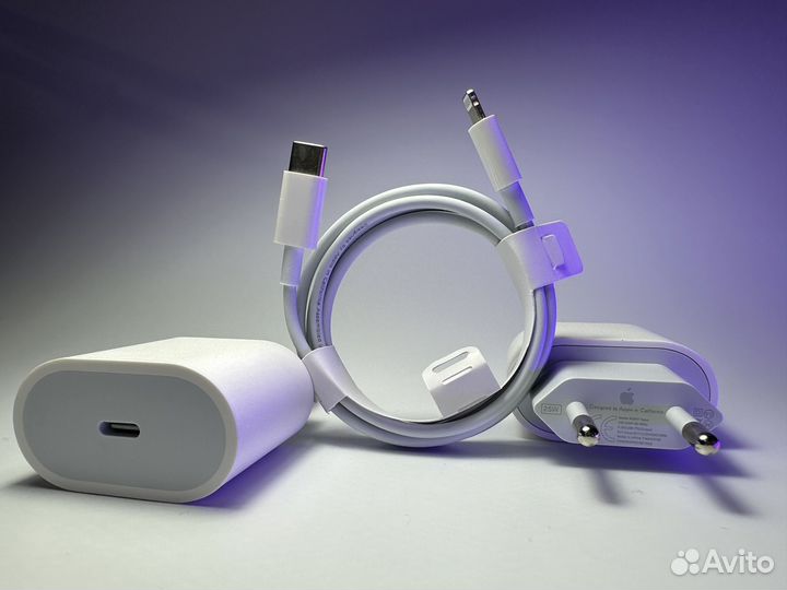 Быстрая зарядка на iPhone комплект