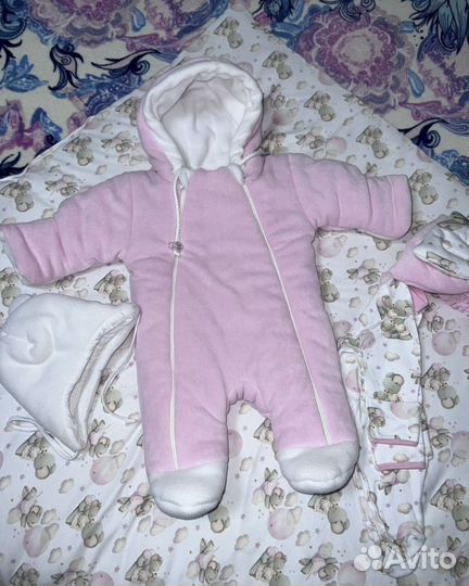 Конверт на выписку зимний для девочки