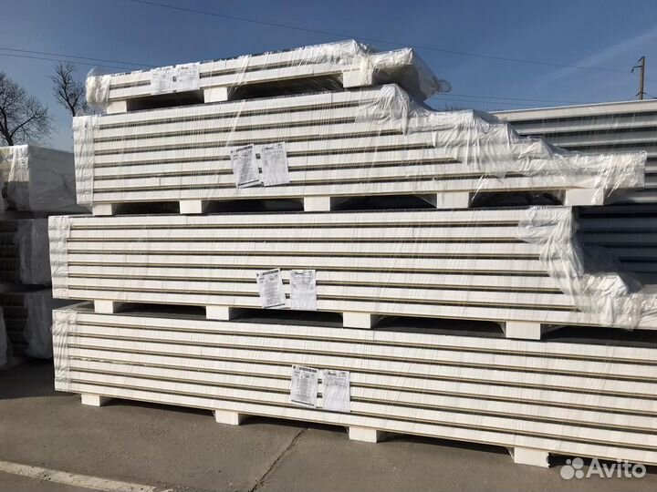 Cэндвич-панели PIR 100 мм ГОСТ 12