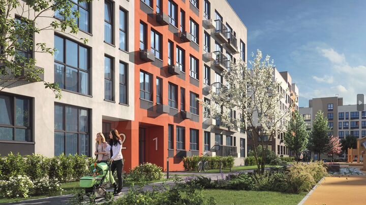 1-к. квартира, 44,2 м², 5/5 эт.