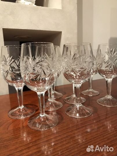 Хрустальные фужеры СССР