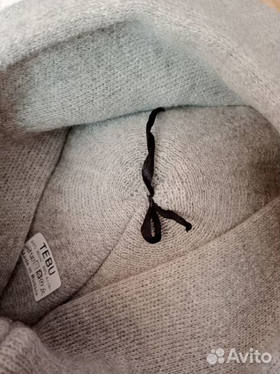 Берет с шарфом