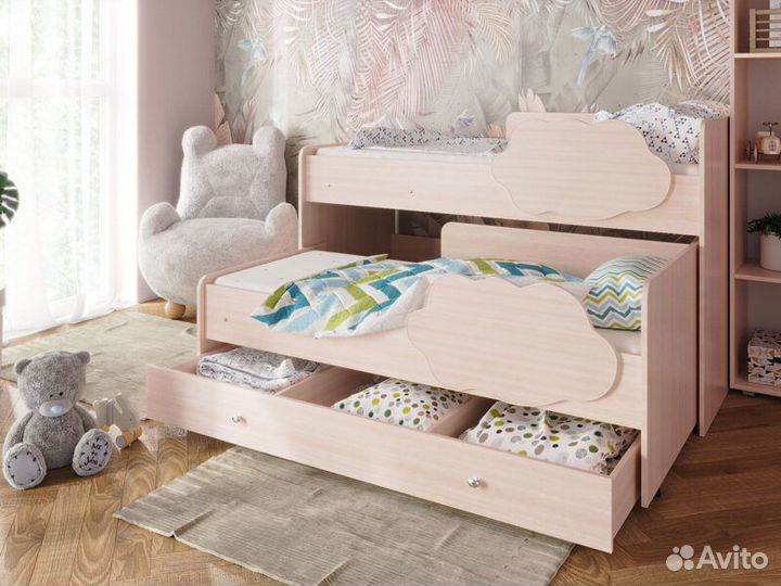 Детская двухъярусная кровать