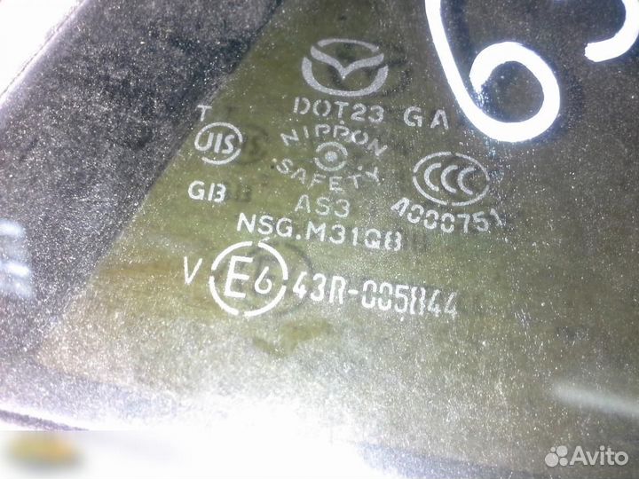 Стекло двери задней правой Mazda CX 5 2012