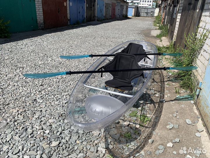 Прозрачный каяк, каноэ, лодка