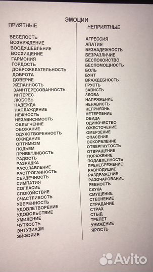 Мысли, чувства, эмоции