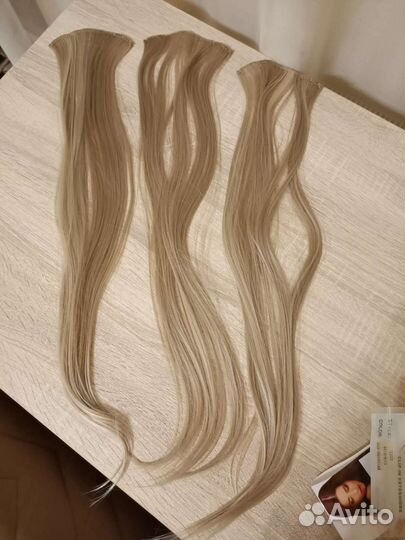 Волосы на заколках искусственные