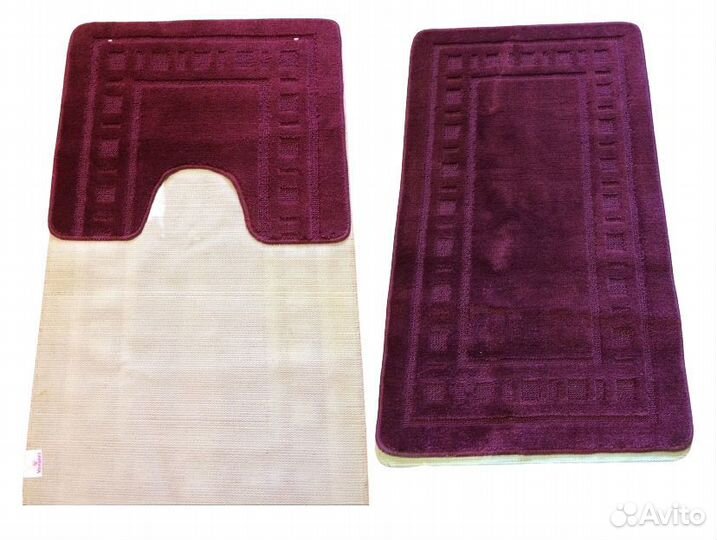 Ковер для ванны и туалета (комплект)
