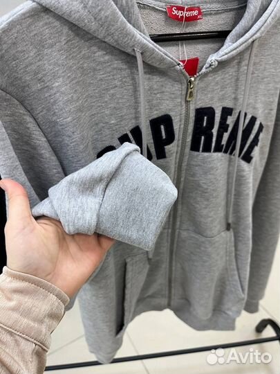 Зип худи supreme