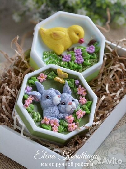 Пасхальное мыло ручной работы
