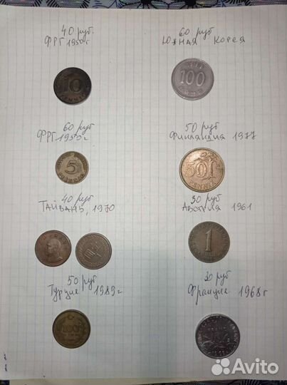 Иностранные монеты