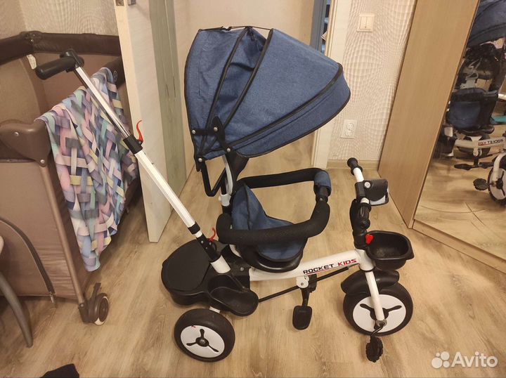 Велосипед детский трёхколёсный Rocket