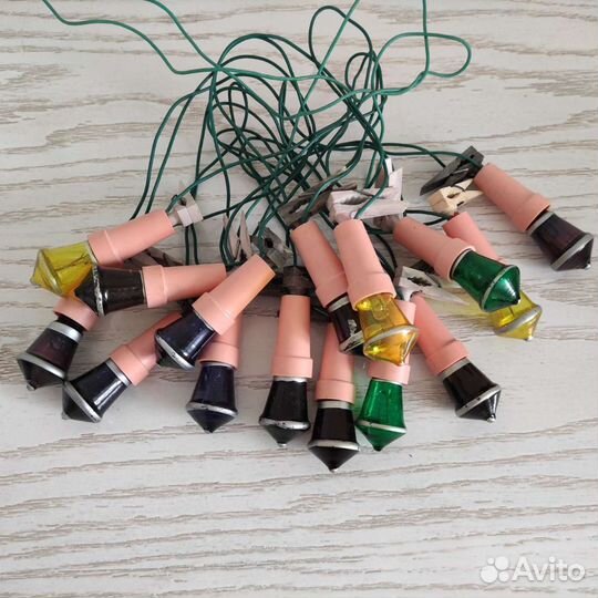 Ёлочная гирлянда Московский фонарик СССР