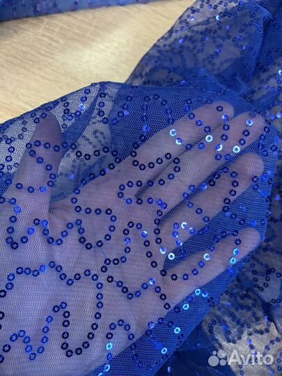 Ткань пайетка на сетке