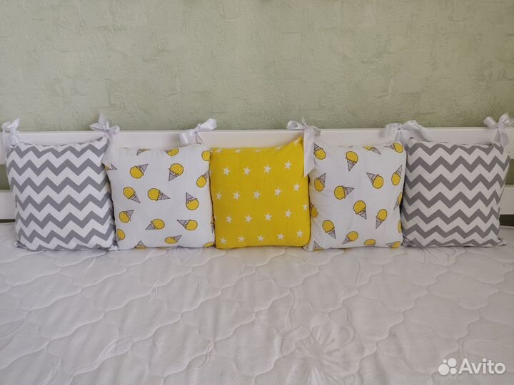 Бортики-подушки 12 штук