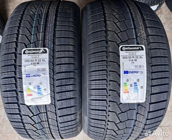 Continental ContiWinterContact TS 860S 285/40 R22 и 325/35 R22 114W