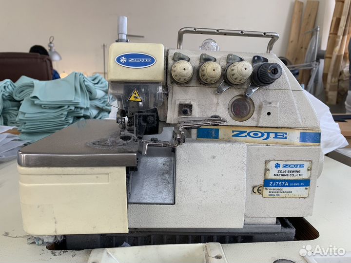 Zoje 757A-516m2-35 оверлок 5-и ниточный