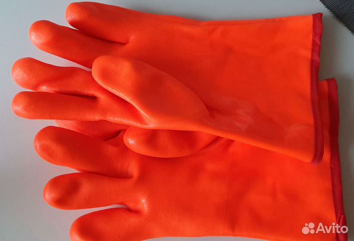 Перчатки трикотажные утепленные с пвх покрытием