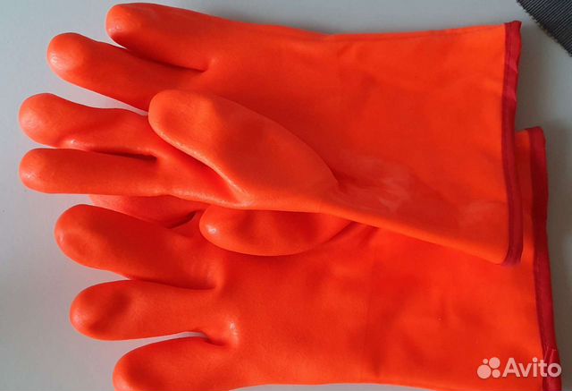 Перчатки трикотажные утепленные с пвх покрытием