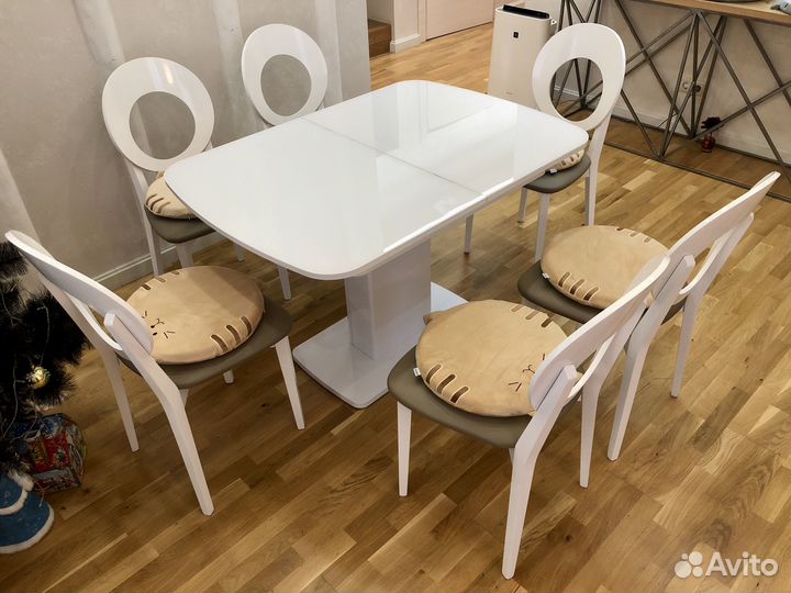 Подушка сидушка для стула Кот 40см