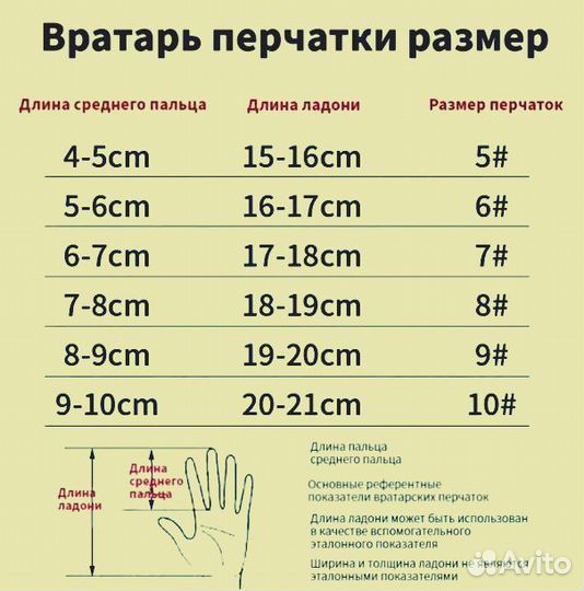 Вратарские перчатки nike. 8 размер. Новые