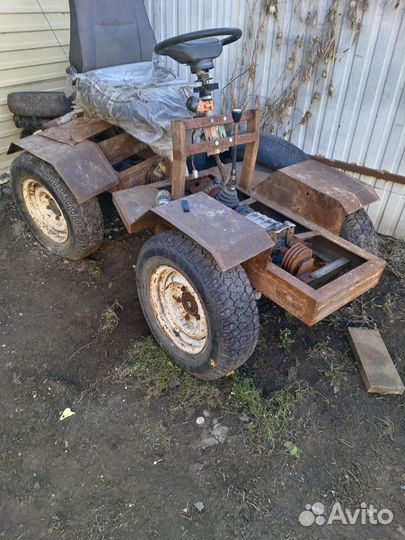 Самодельный мини трактор переломка