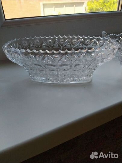 Стаканы вазы хрусталь советские