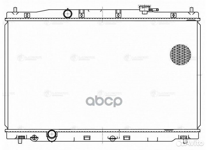 Радиатор охлаждения двигателя honda CR-V 12- 2.0I