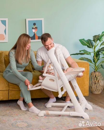 Стульчик для кормления-качели Carrello Cascata