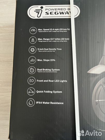 Электросамокат ninebot kickscooter e22