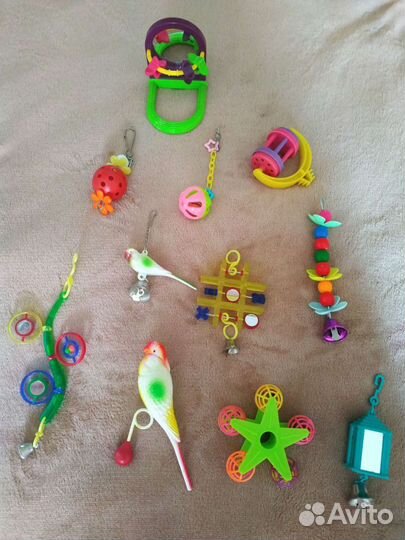 Колесо для хомяка,игрушки для попугая,корм