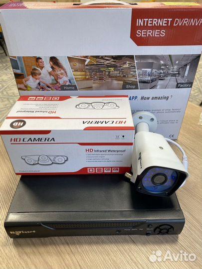 Комплект видеонаблюдения 1 камера и регистратор