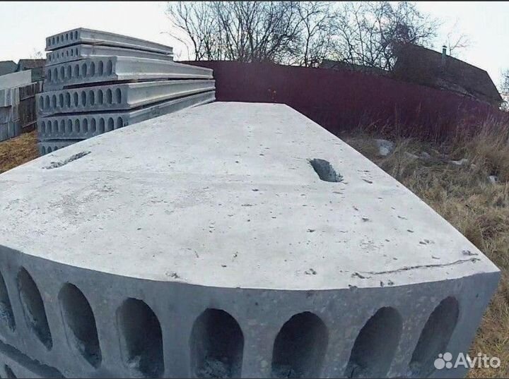 Плиты железо-бетонные, армированные