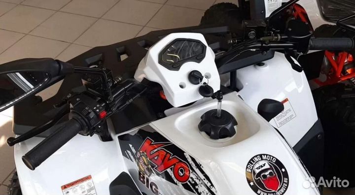 Квадроцикл Kayo Big Bull черно-белый