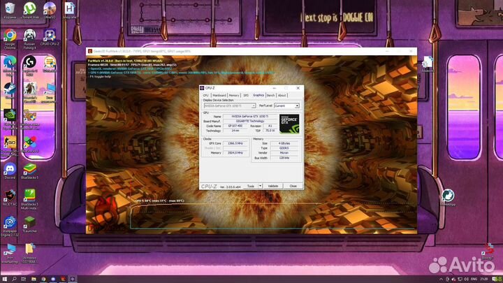 Видеокарта 1050ti