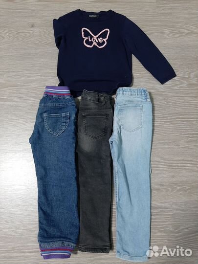 Одежда пакетом для девочки 104-110