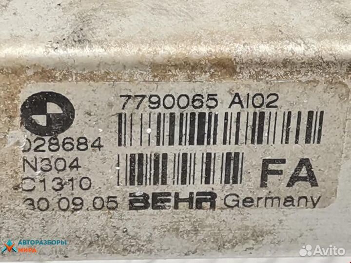 Охладитель EGR / Радиатор EGR BMW 5 E60/E61 2005