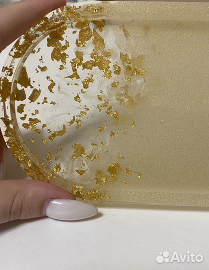 Поднос из эпоксидной смолы