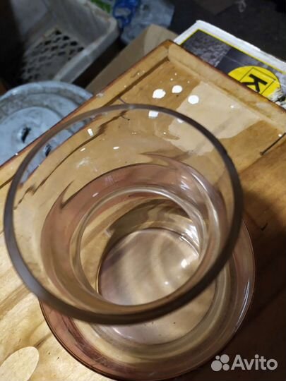 Кувшин графин, цветное стекло