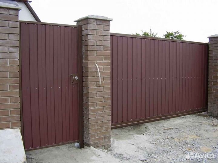 Калитка из профнастила