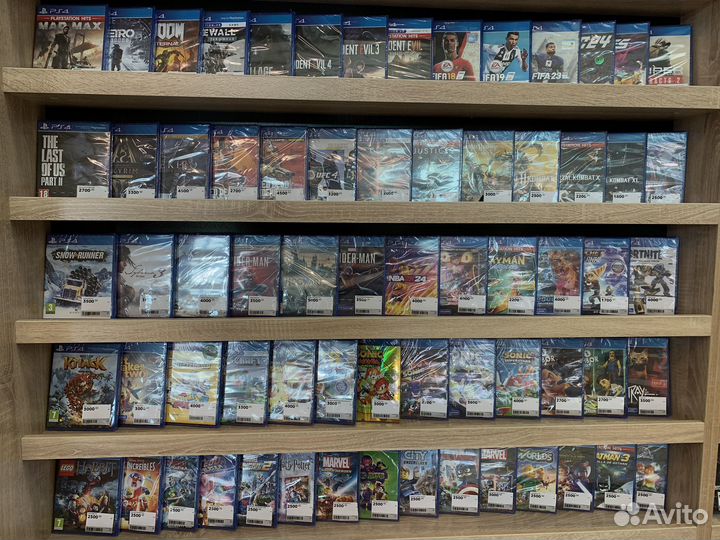 Лицензионные игры PS4/PS5 новые и б/у