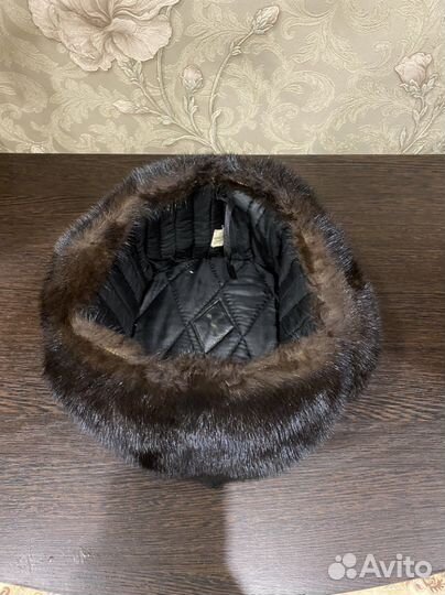 Норковая шапка мужская