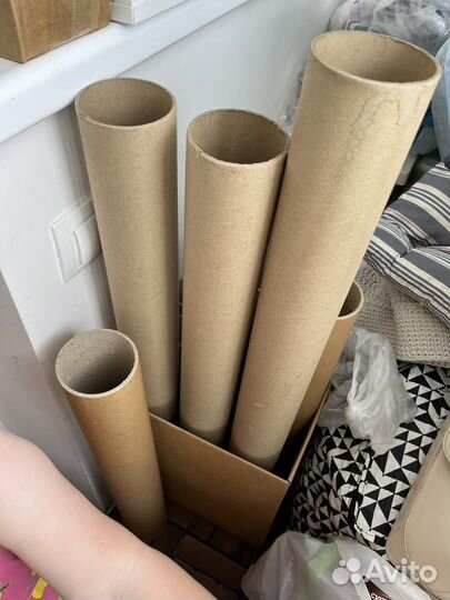 Тубусы от бумаги для плоттера