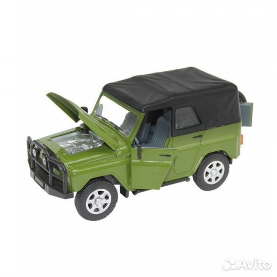 Модель УАЗ 469 свет звук 17 см 0214