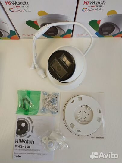 Камеры IP 4Мп HiWatch DS-I453L(C) цветная 24/7+мик