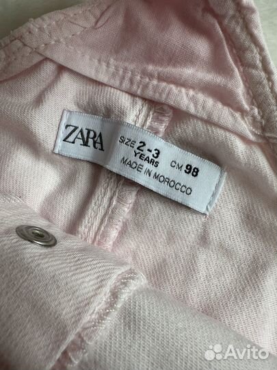 Джинсовый комбинезон zara 98p