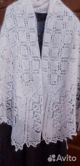 Шаль,козий пух