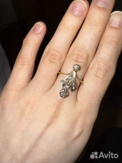 Золотой Комплект 750 проба с бриллиантами