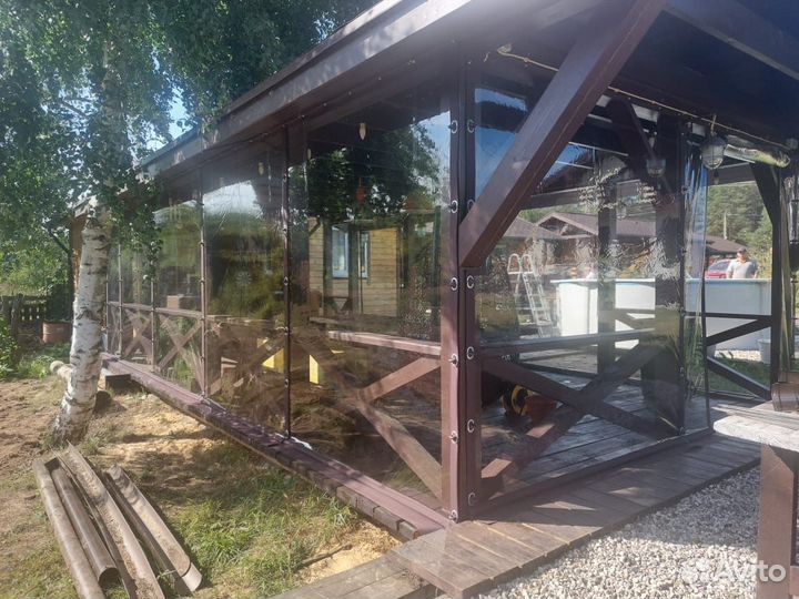 Мягкие окна под ключ